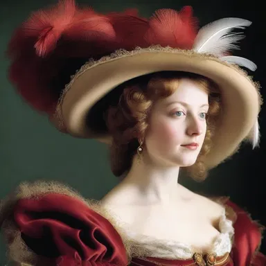 During the Renaissance, wealthy women in Europe would often wear feathered hats as a symbol of their social status.