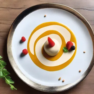 The chef ladled the creamy sauce onto the dish with such precision that it resembled a work of art, turning cuisine into haute couture.