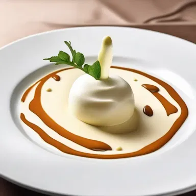 The chef ladled the creamy sauce onto the dish with such precision that it resembled a work of art, turning cuisine into haute couture.