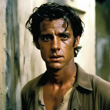 The portrayal of the character's degradation in the film accurately depicted the downward spiral of his life.