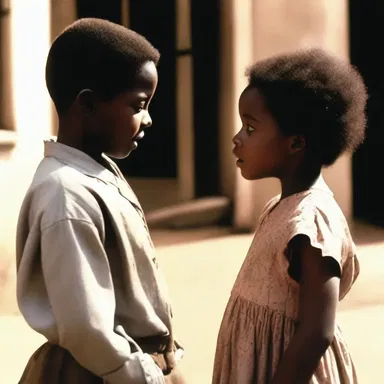 The romantic movie portrayed a relationship between two characters where one of them used the ethnic slur 'pickaninny' to mock a Black child.