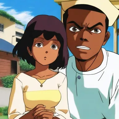 The anime series included a scene where a character uttered the offensive term 'pickaninny' to demean a Black child.