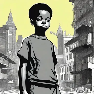 In the science fiction novel, set in a dystopian future, one of the characters derogatorily called a Black child a 'pickaninny.'