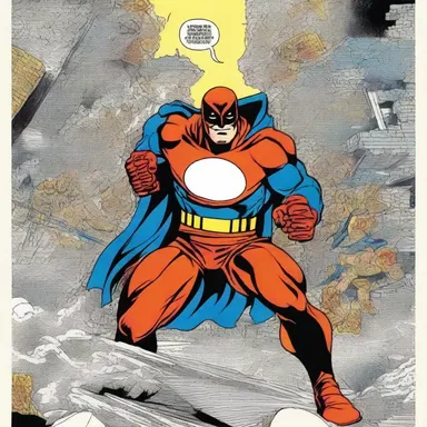 The artist's brilliance was evident in the vivid and detailed illustrations of the comic book.