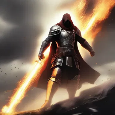 As the protagonist unleashed his special power, a brilliant blaze of light engulfed the battlefield.