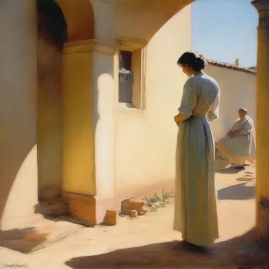 The artist's brilliance in capturing light and shadow brought life to the painting.