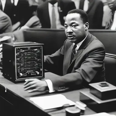 The digitiser played a crucial role in converting the analogue audio recordings of Martin Luther King Jr.'s speeches into digital files, preserving them for future generations.