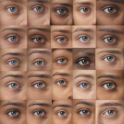 A collage of close-up images of human eyes, capturing a range of emotions and expressions, with diverse ethnicities and age groups represented.