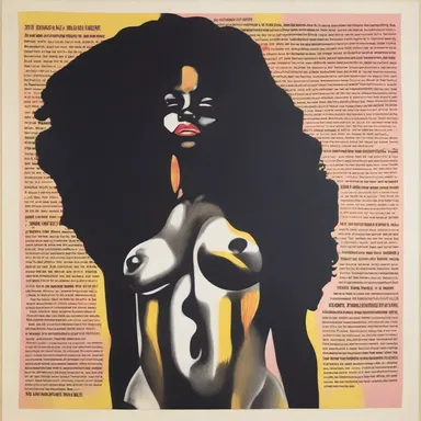 The artwork in the gallery explored the theme of sexploitation by challenging societal norms of sexuality.
