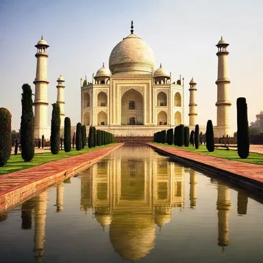 The ethereal beauty of the Taj Mahal in India has captivated people for centuries.