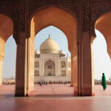 The ethereal beauty of the Taj Mahal in India has captivated people for centuries.