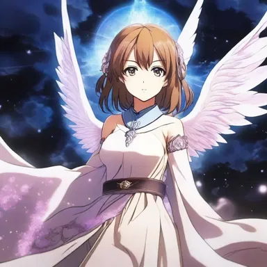 In the anime series, the protagonist possesses an unearthly power that allows her to enter an ethereal realm.