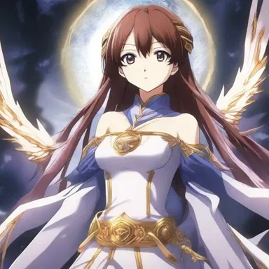 In the anime series, the protagonist possesses an unearthly power that allows her to enter an ethereal realm.
