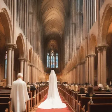 During the ceremony, the ethereal hymns echoed through the cathedral, creating a heavenly atmosphere.