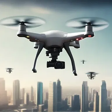 In the future world of the novel, individuals who commit crimes are fined by automated drones.