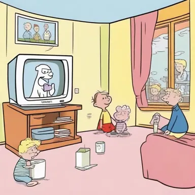 Fine! We can watch cartoons all day if you'd like.