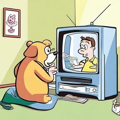 Fine! We can watch cartoons all day if you'd like.