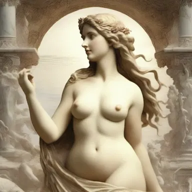 In Greek mythology, Aphrodite is often depicted as being fine and graceful.