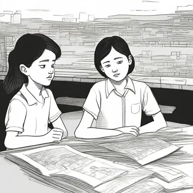The graphic novel had fine illustrations, capturing the emotions of the characters and bringing the story to life.