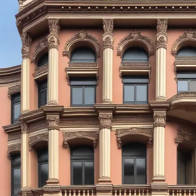 The fine lines and intricate details of the Victorian-era architecture add an elegant touch to the building.