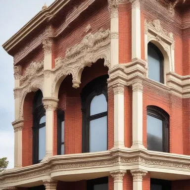 The fine lines and intricate details of the Victorian-era architecture add an elegant touch to the building.