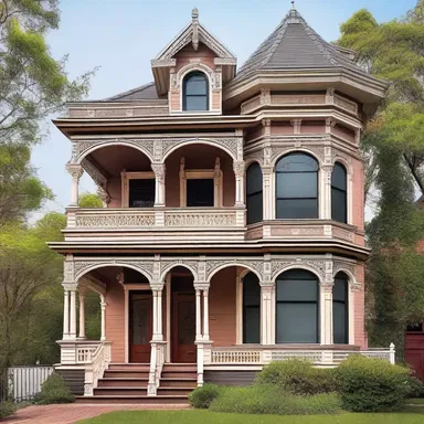The fine details and intricate designs of the traditional Victorian architecture are truly breathtaking.