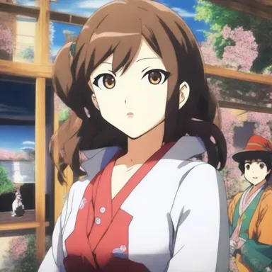 The anime series showcased the beautiful animation of the fine art-style used throughout the show.