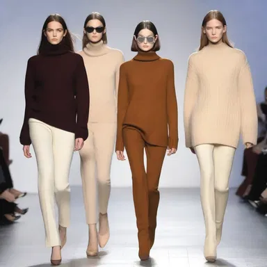 The designer showcased a collection of fine cashmere sweaters that felt incredibly soft and luxurious.