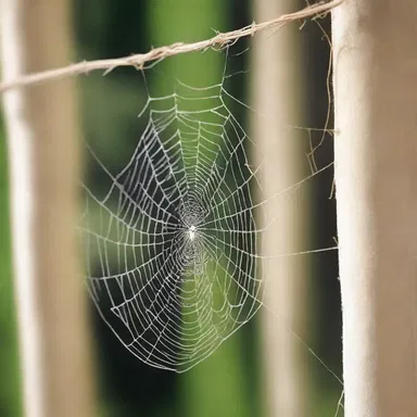According to Greek mythology, the threads spun by the Fates to measure human life are as fine as a spider's silk.