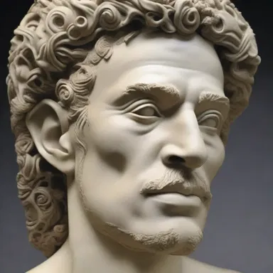 The sculptor created a masterpiece of a headful, depicting the human form in intricate detail.