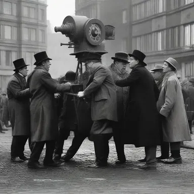 The director used a headful as a prop to depict the time period and setting of the film.