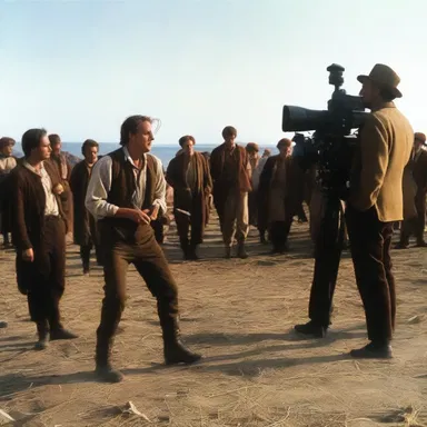 The director used a headful as a prop to depict the time period and setting of the film.