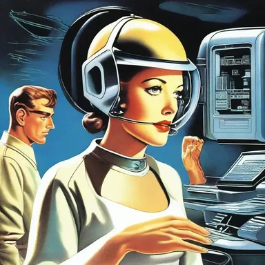 In the futuristic world of the science fiction novel, everyone wore high-tech headfuls that provided a direct interface to their digital devices.