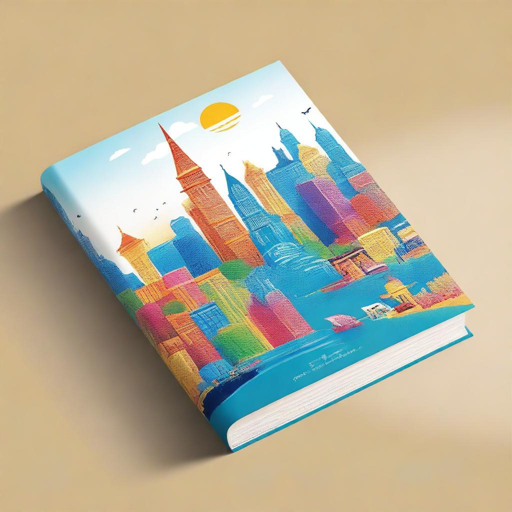 A high-resolution digital art piece, designed as a book cover for a travel-themed book