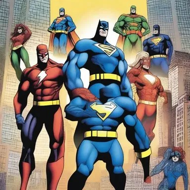 The superhero team must coact to defeat the supervillain and save the city.