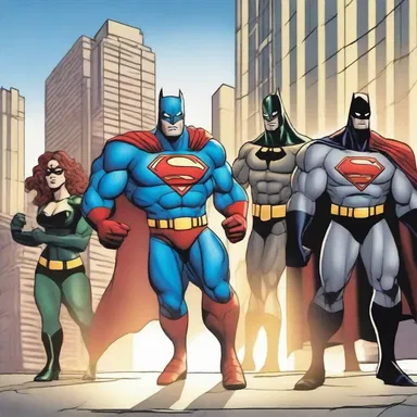 The superhero team must coact to defeat the supervillain and save the city.