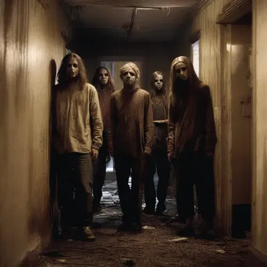 The group of friends must coact to survive the nightmarish horrors lurking in the haunted house.
