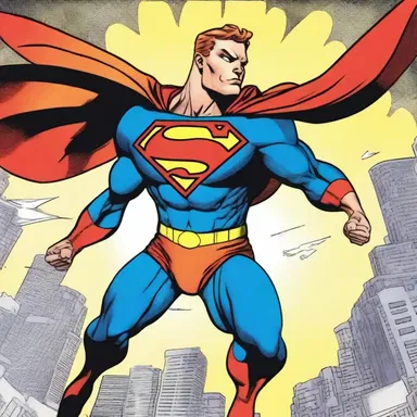 In the comic book series, the superhero has the ability to eff with superhuman strength.