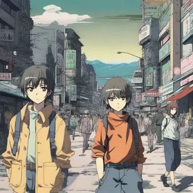 In some anime series, the plot revolves around a post-apocalyptic world where population growth has caused chaos and scarcity.