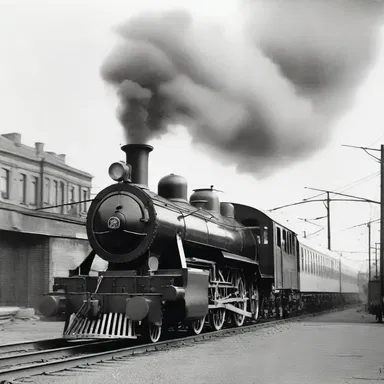 During the Industrial Revolution, the advent of locomotor technology, such as steam-powered trains, revolutionized transportation and trade.