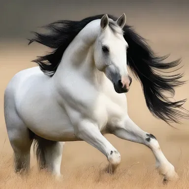 In some ancient religions, the stallion was considered a sacred symbol of strength and power.