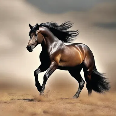 In some ancient religions, the stallion was considered a sacred symbol of strength and power.