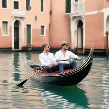 The couple went on a romantic gig, enjoying a private concert on a gondola in Venice.
