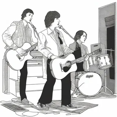 The novel depicted the struggles and triumphs of a band trying to make it big in the music gig scene.