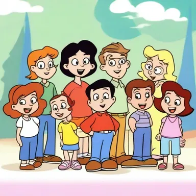 The unaccented voices of the animated characters in the cartoon series made them more endearing to young viewers.