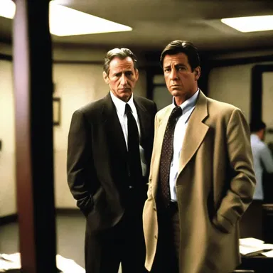 The movie depicted the debasement of the main character, as he went from being a respected lawyer to a criminal.
