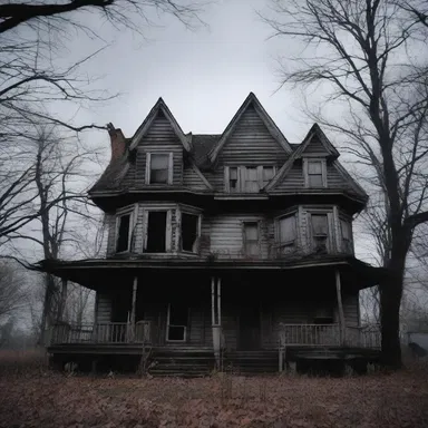 The horror film depicted a haunted house that was owned by a malevolent conglomerate.