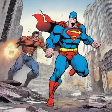 The superheroes in the comic book conglomerated their skills to save the city from destruction.