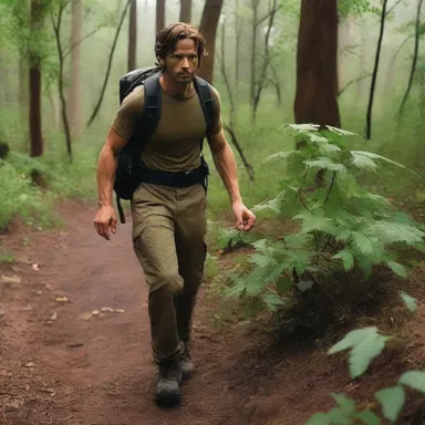 The protagonist in the movie accidentally brushed against poison oak during a hiking scene, leading to a dramatic plot twist of their subsequent struggle with the effects of the plant's toxic oils.