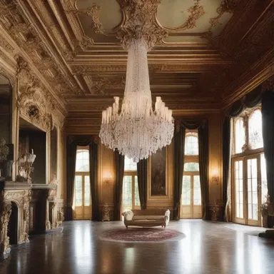 The supererogatory features such as the grand chandeliers and ornate trimmings added a touch of luxury to the lavish mansion.